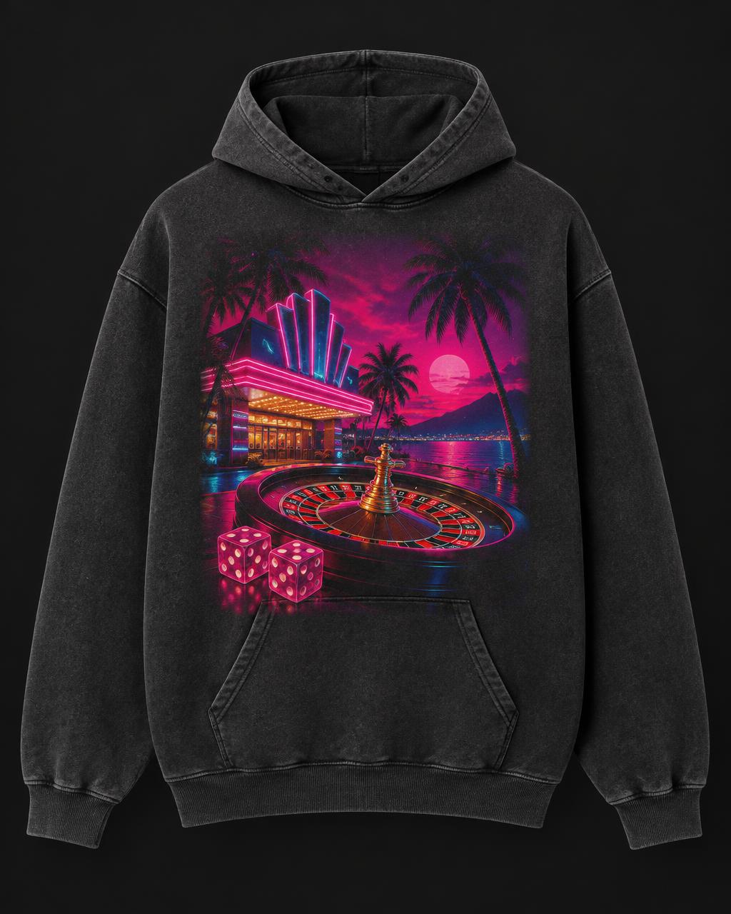 Lucky Roulette Washed Hoodie
